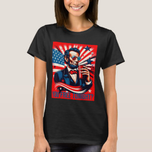 T-shirt Drôle Abe Lincoln 4 juillet Patriotic American U