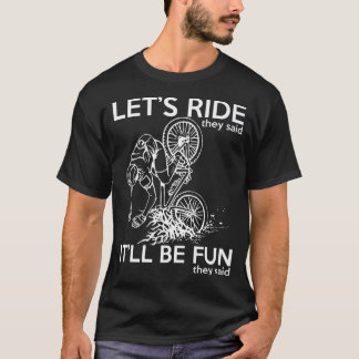 T-shirt Drôle accident de vélo