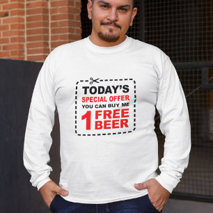 T-shirt Drôle Achetez-Moi Une Bière Humour Buveur