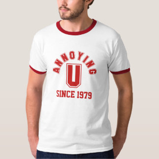 T-shirt Drôle agaçant ton Tee Homme, Rouge