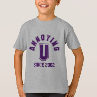 T-shirt Drôle Agaçant Vous Garçon Tee, Violet