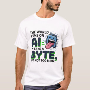 T-shirt Drôle AI Byte Citation - Geek technique Humour