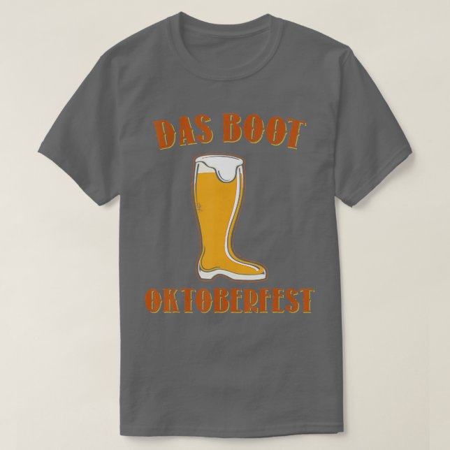 T-shirt Drôle allemand bière Das Boot Munich Allemagne Okt (Design devant)