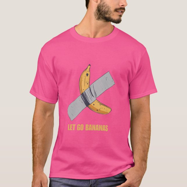 T-shirt Drôle Allons-y bananes (Devant)