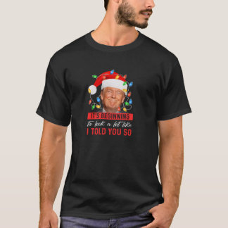 T-shirt Drôle allons-y bandon trump 2024 Trump Xmas Pullov