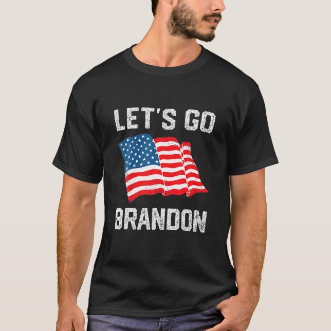 T-shirt Drôle Allons-y Branson Brandon Conservateur Anti L (Devant)