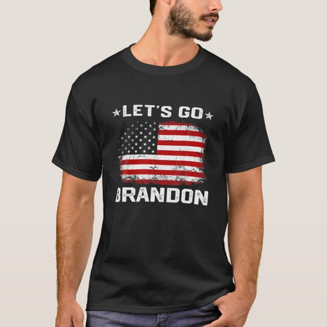 T-shirt Drôle Allons-y Branson Brandon Conservateur Anti L (Devant)