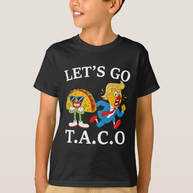 T-shirt Drôle Allons-y Taco 30 (Devant)