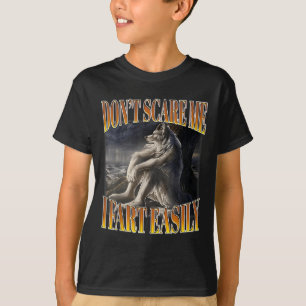 T-shirt Drôle Alpha Wolf mème Ne m'E pas Je pète facilemen