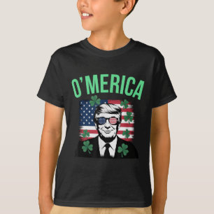 T-shirt Drôle Amanique Drapeau Américain Donald Trump St