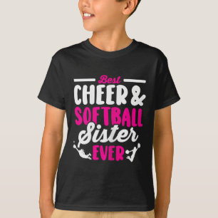 T-shirt Drôle amateur de Softll Cheer Graphique Soeur de C