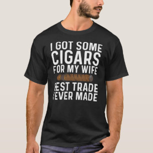 T-shirt Drôle Amateurs de Cigar Cadeau Pour Hommes Papa Fu