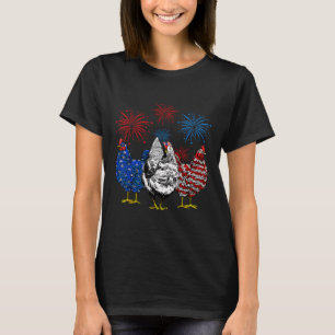 T-shirt Drôle Amusant Pickens American Flag Patriotic Farm