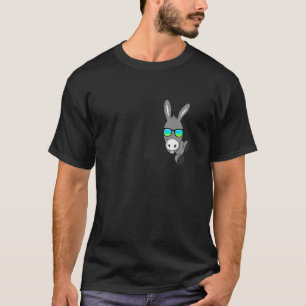 T-shirt Drôle âne âne amis animaux bande dessinée fun