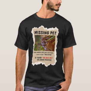 T-shirt Drôle Animal De Compagnie Manquant Cool Unique Gra