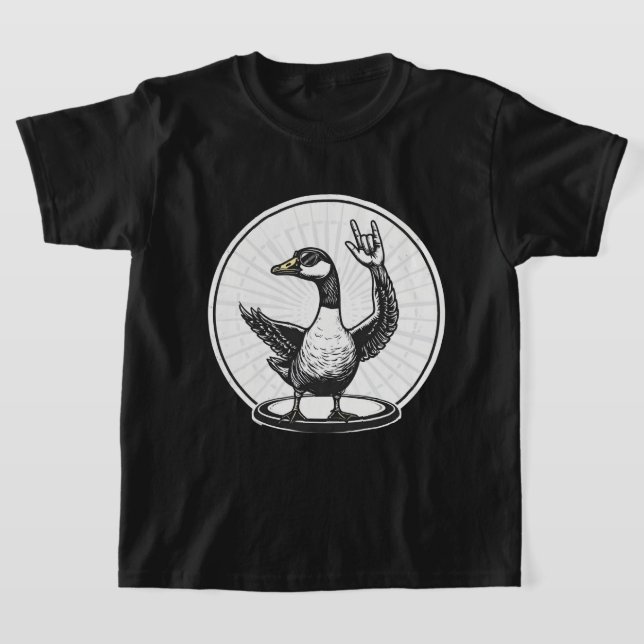 T-shirt Drôle animal musique cadeau | Danseuse cool Goose  (Poser)