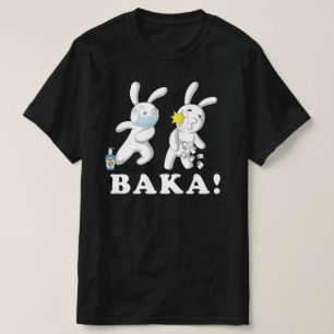 T-shirt Drôle Anime Baka Rabbit Slap Japonais
