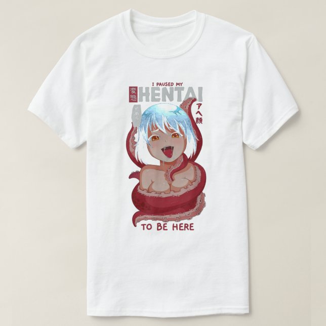T-shirt Drôle Anime Fille J'Ai Pris Mon Anime Pour Être Ic (Design devant)