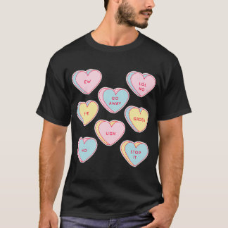 T-shirt Drôle Anti Valentines Jour Cadeau Sassy Coeur Cand