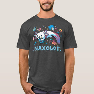 T-shirt Drôle Aolotl Sweets Lollipop Snaolotl Kawaii Aolot