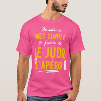 T-shirt Drôle Apero Judo Idée amusante