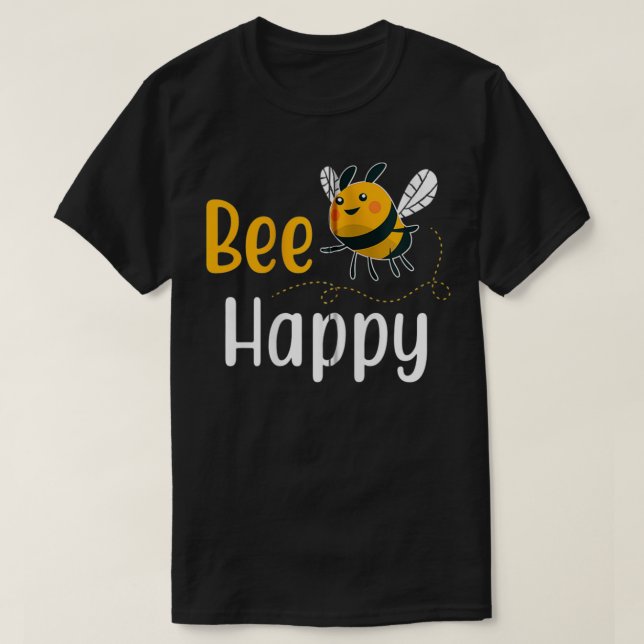 T-shirt Drôle apiculteur Abee Happy Honeycomb apiculture Z (Design devant)