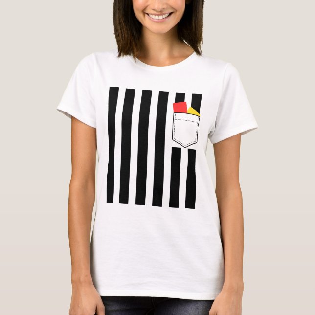 T-shirt Drôle arbitre robe fantaisie Halloween costume (Devant)