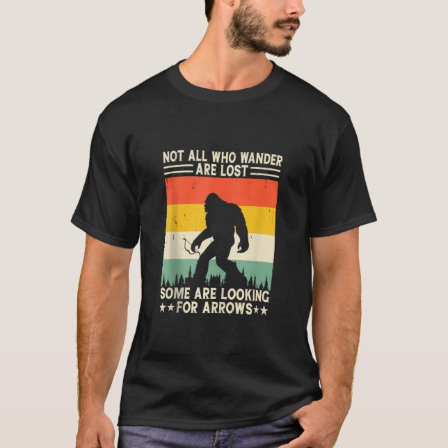 T-shirt Drôle Archer Flèche Chasse Bow Sport Tir à l'arc (Devant)