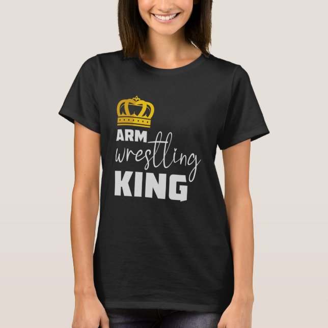 T-shirt Drôle Arm Lutte Sports Puissance Hommes Arm Lutteu (Devant)