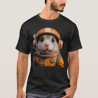 T-Shirt Drôle Astronaute Hamster de l'Espace – Sar