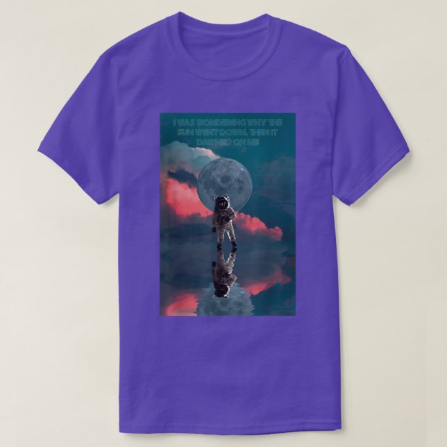T-shirt Drôle Astronomie blague  (Design devant)