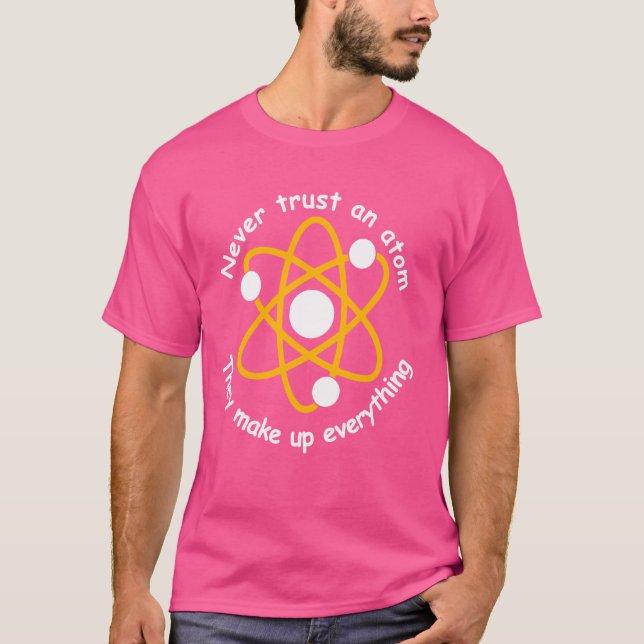 T-shirt Drôle Atom Cadeau pour enseignant en chimie Scienc (Devant)