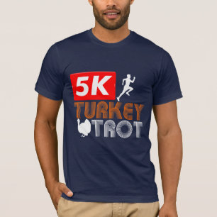 T-shirt Drôle automne Thanksgiving Turkey Trot Fall
