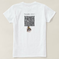 T-shirt drôle avec autruche joueuse et code QR