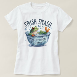 T-shirt drôle avec citation graphique de crapaud S