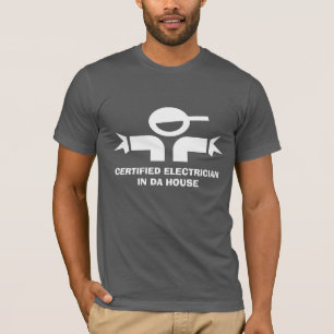 T-shirt drôle avec citation pour électriciens