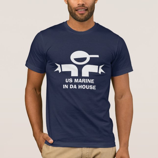 T-shirt drôle avec citation pour les fusiliers mar (Devant)