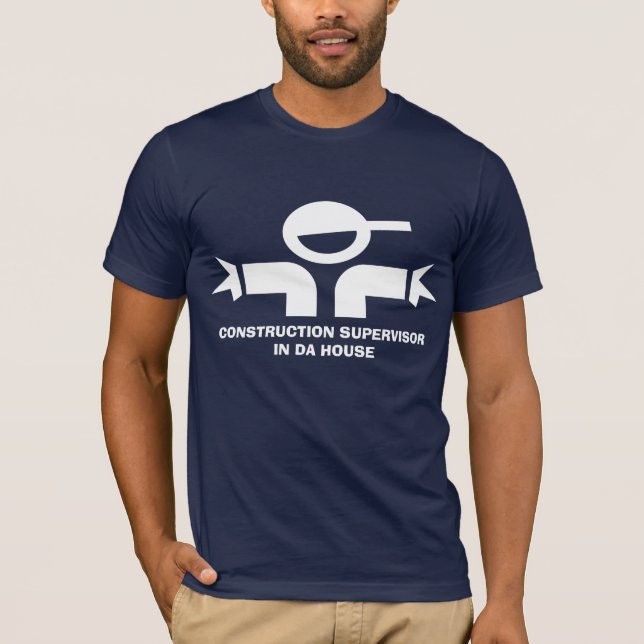 T-shirt drôle avec citation pour ouvrier du bâtime (Devant)