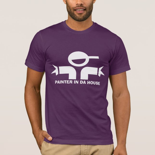 T-shirt drôle avec citation pour peintres (Devant)