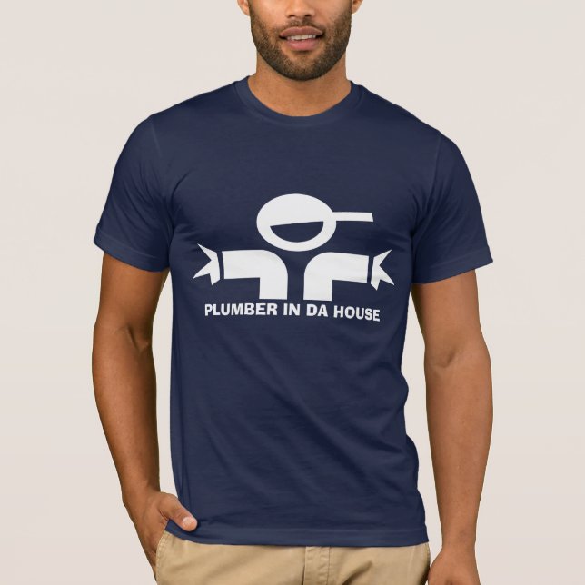T-shirt drôle avec citation pour plombiers (Devant)