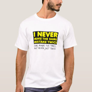 T-shirt drôle avec de multiples fautes