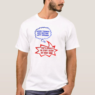 T-shirt drôle avec des choses non dites à haute vo