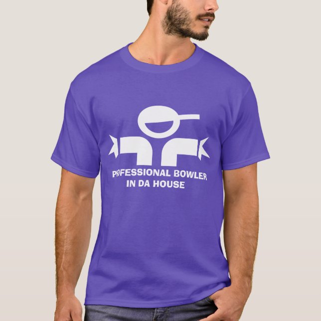 T-shirt drôle avec la citation pour le lanceur (Devant)