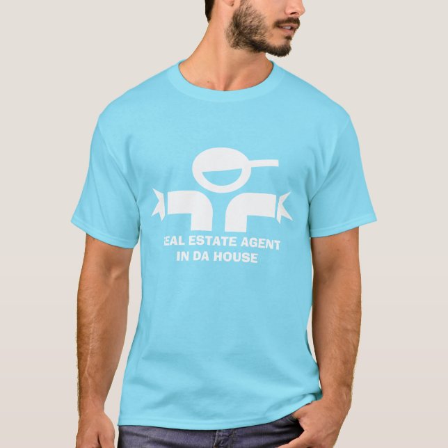 T-shirt drôle avec la citation pour le vrai agent (Devant)