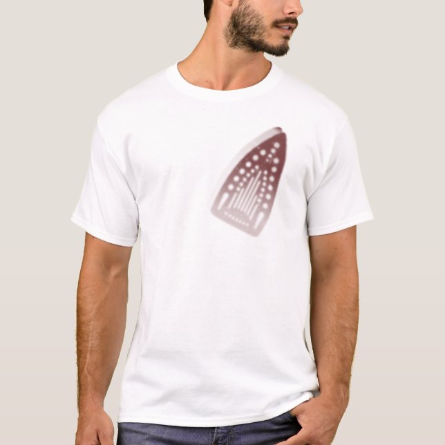 T-Shirt drôle avec marque de brûlure de fer (Devant)