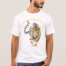t-shirt drôle avec tigre