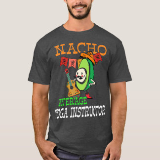 T-shirt Drôle Avocado Sombrero Fiesta Nacho Moyenne Yoga I
