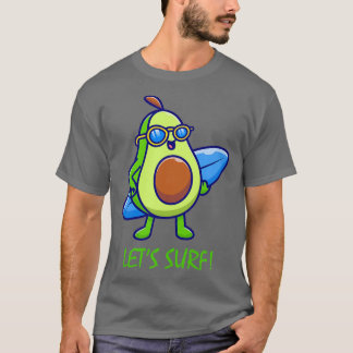 T-shirt Drôle Avocado Summer C'est le bonheur Avocado Sur