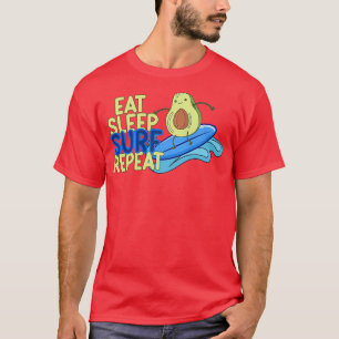 T-shirt drôle Avocado surf 14 1