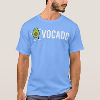 T-shirt Drôle Avocado Tee Funny Vegan Food Lover Teids